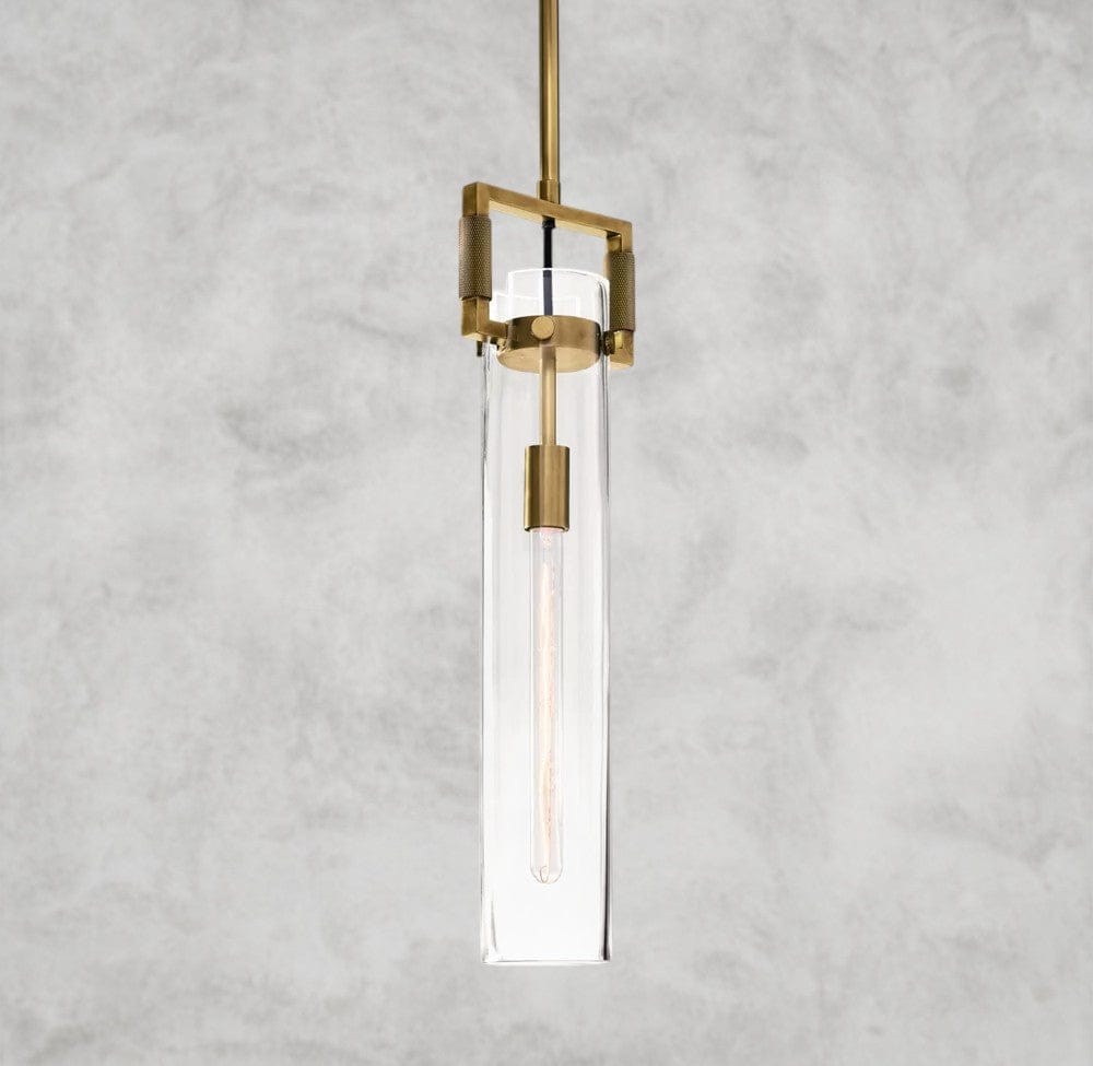 Machinist Glass Cylinder Pendant 12