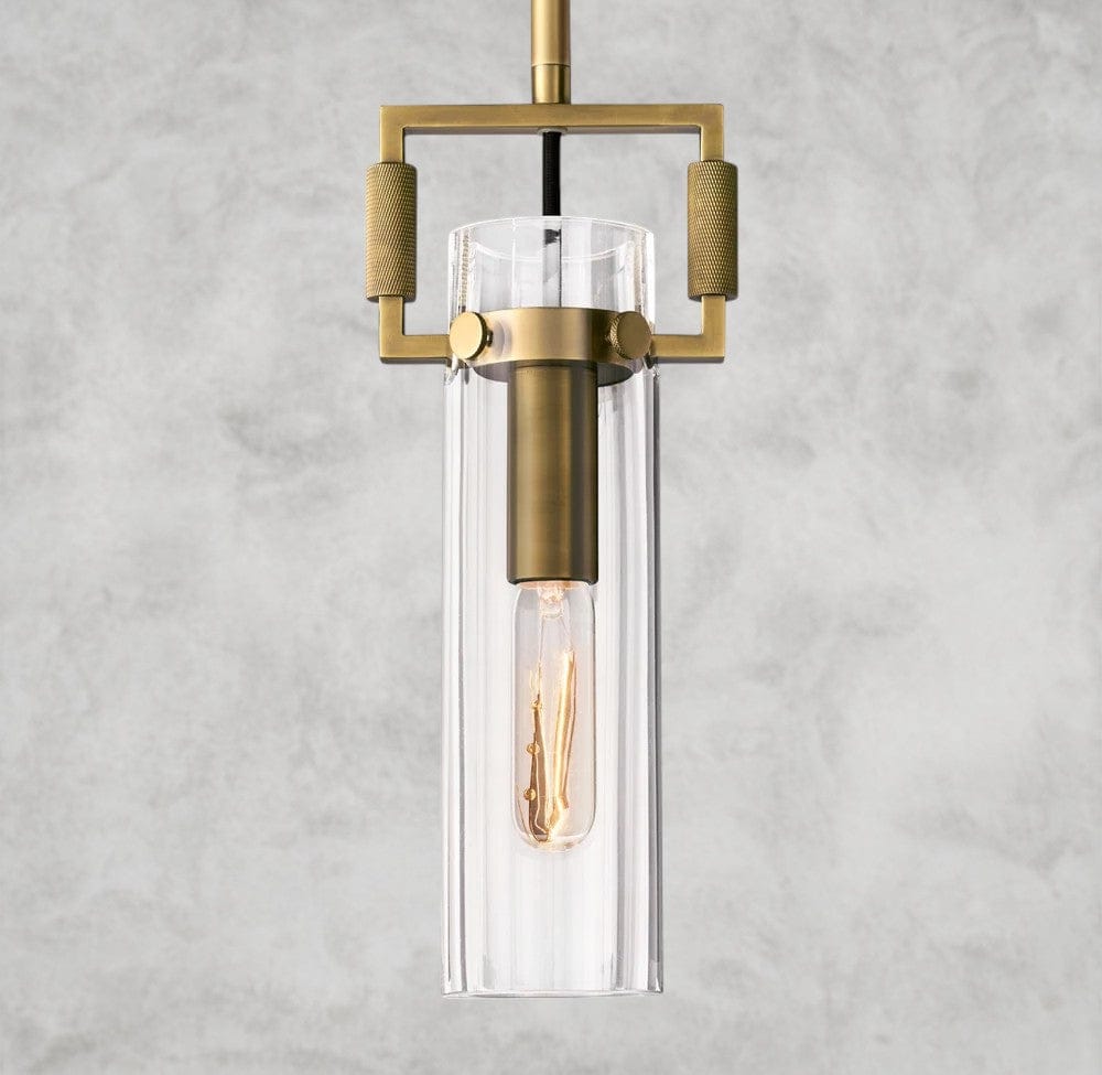 Machinist Glass Cylinder Pendant 12