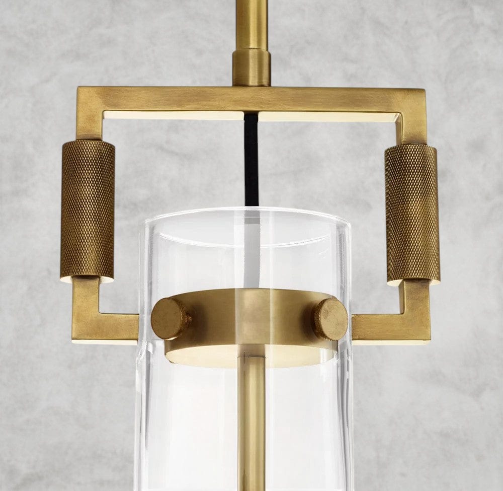 Machinist Glass Cylinder Pendant 12