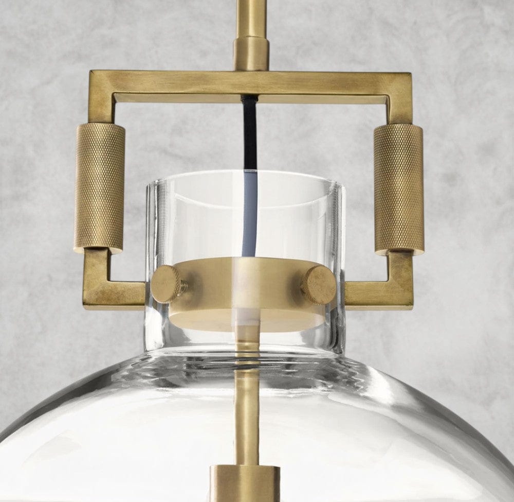 MACHINIST GLASS GLOBE PENDANT 10