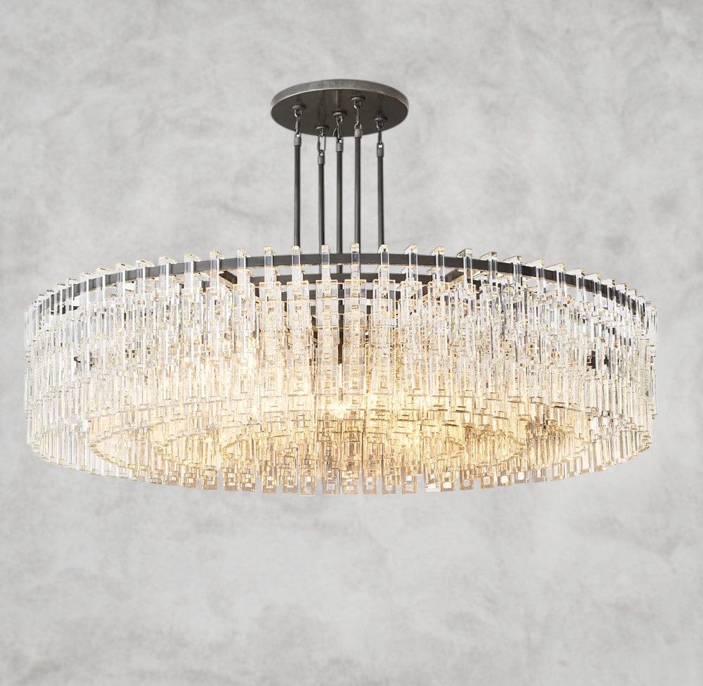 60" / Bronze Marignan Round Chandelier 36", 48", 60"
