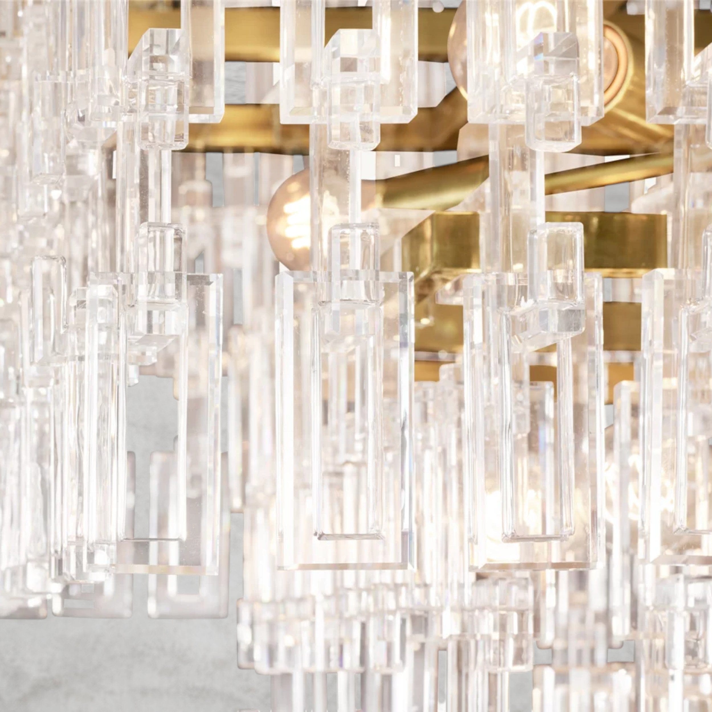 Marignan Tiered Rectangular Chandelier 60", 72"