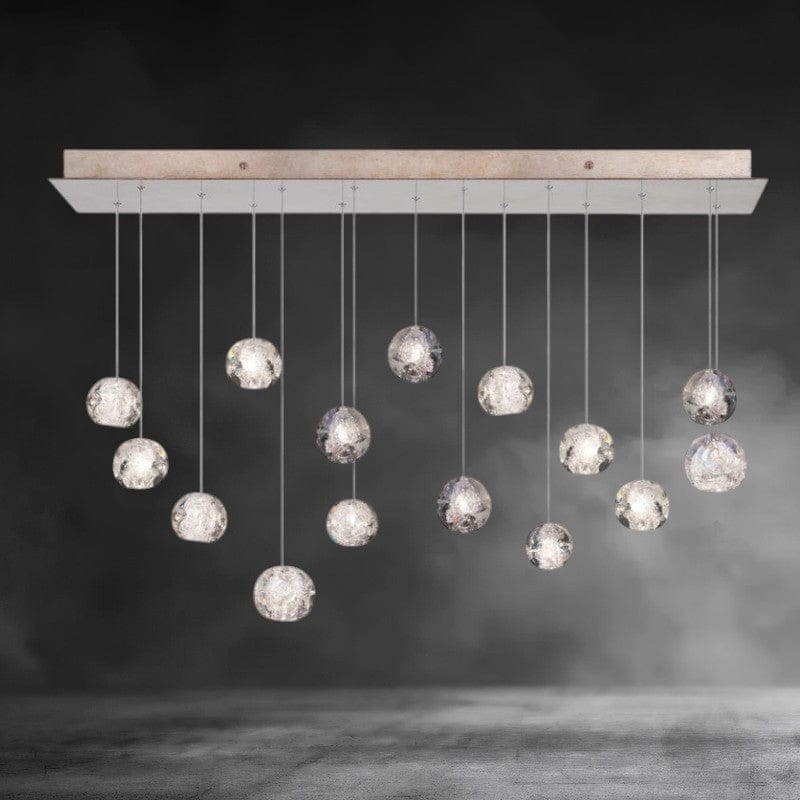 15 - Light / Brass Natural Inspirations 15 - Light Long Chandelier