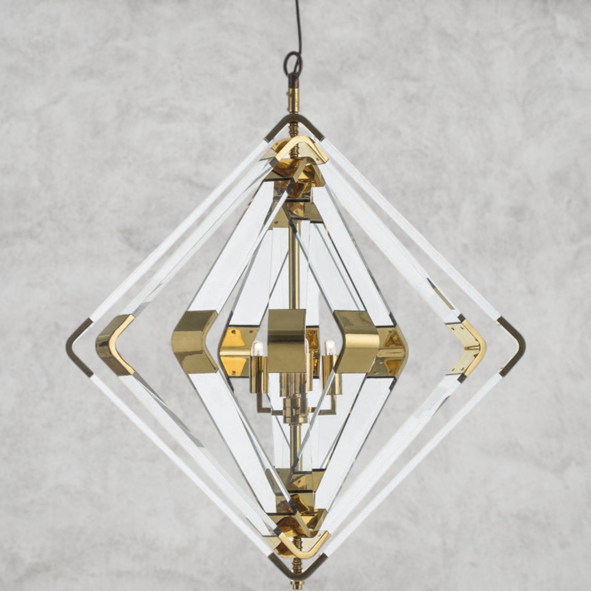 Brass Nellote 4 - Light Chandelier