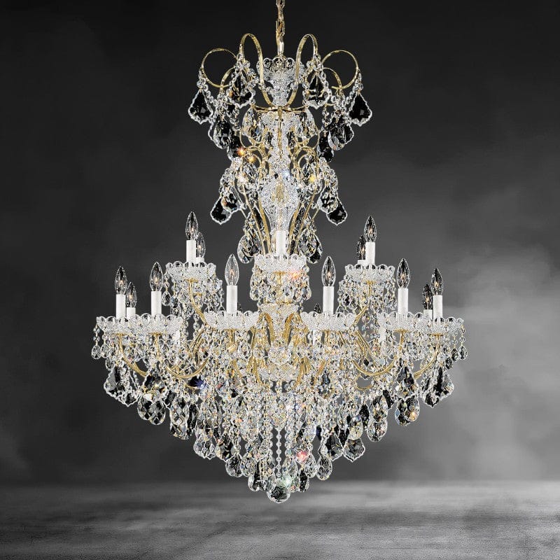 Gold / Heritage Crystal New Orleans Chandelier 36“