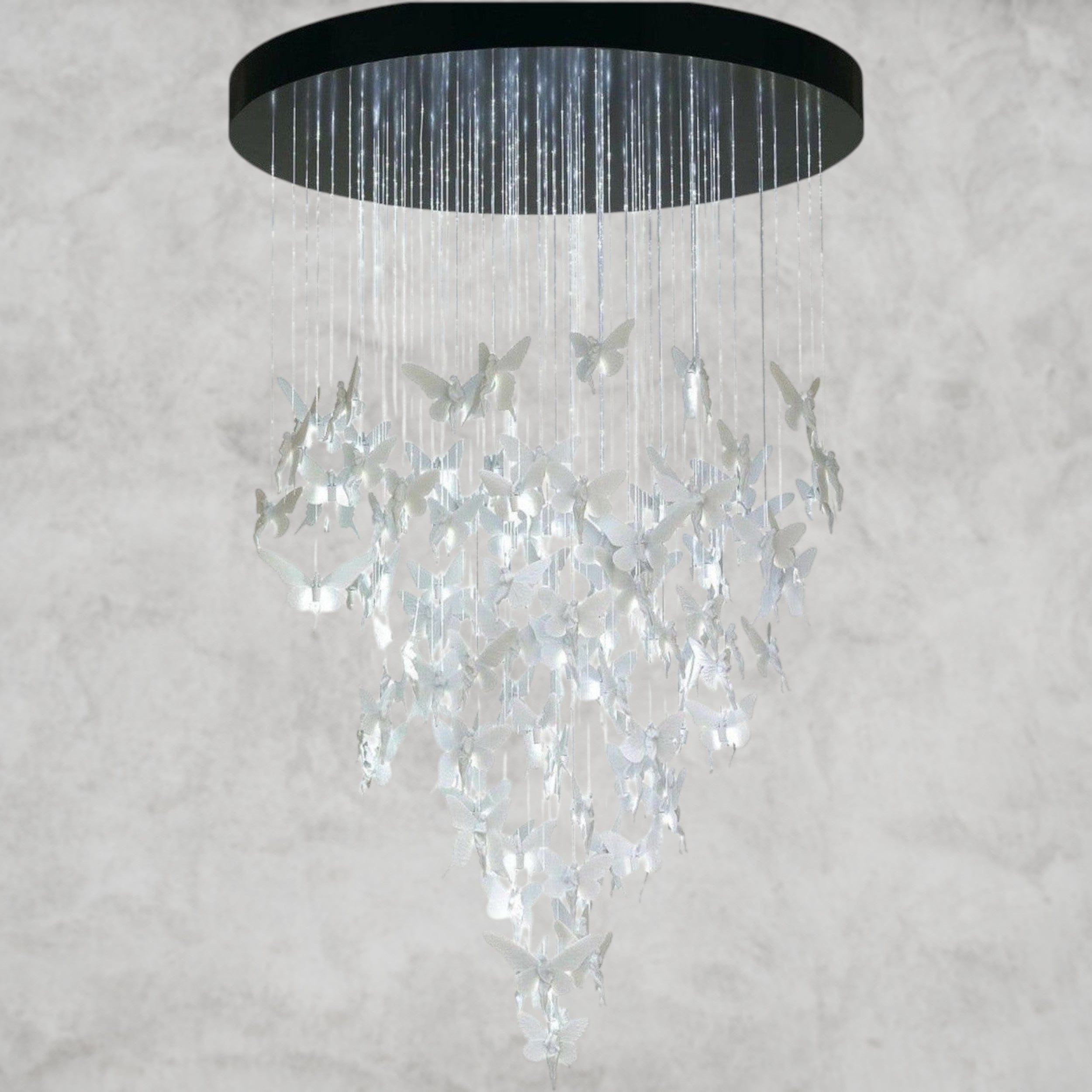 White Niagara Chandelier 43