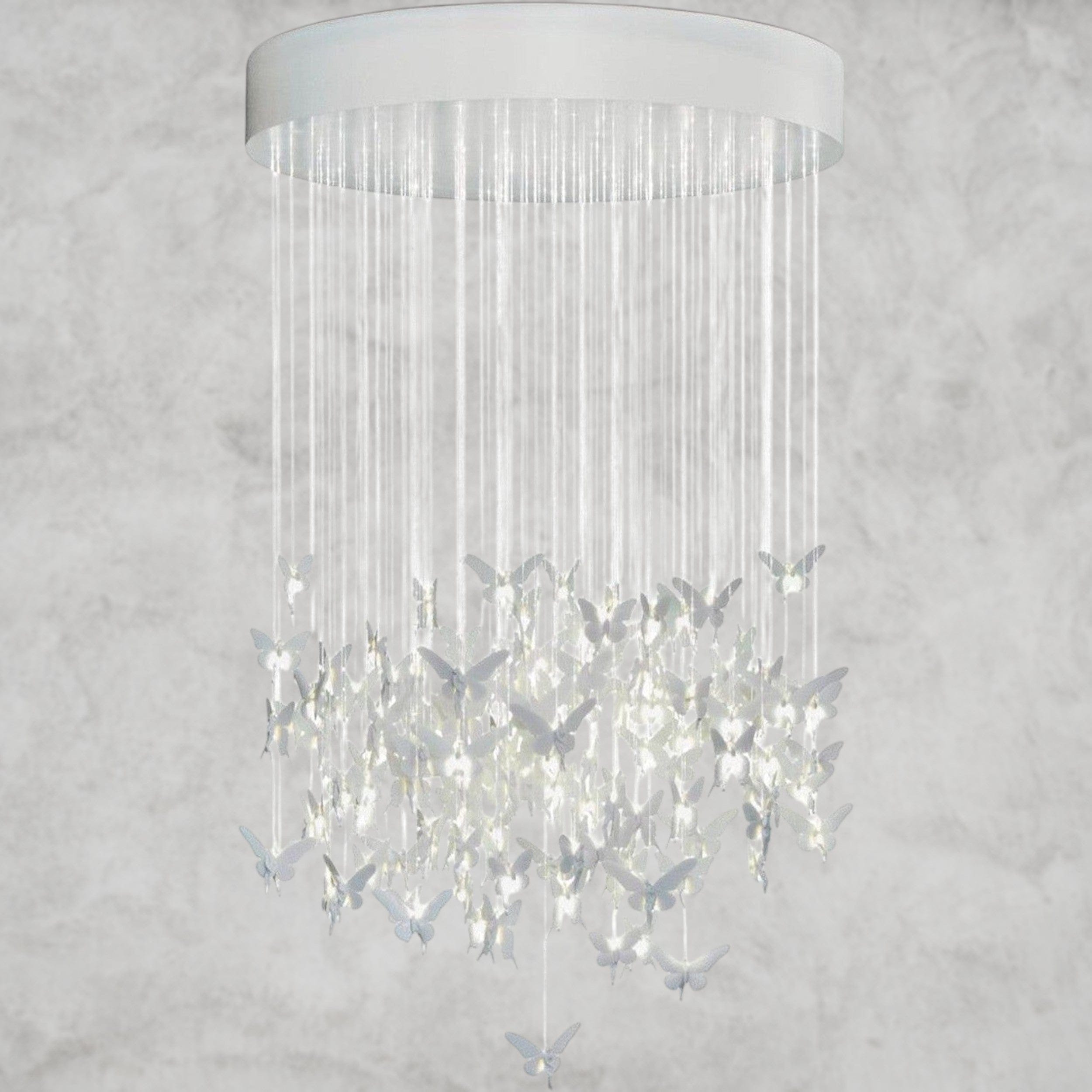 White Niagara Chandelier 53