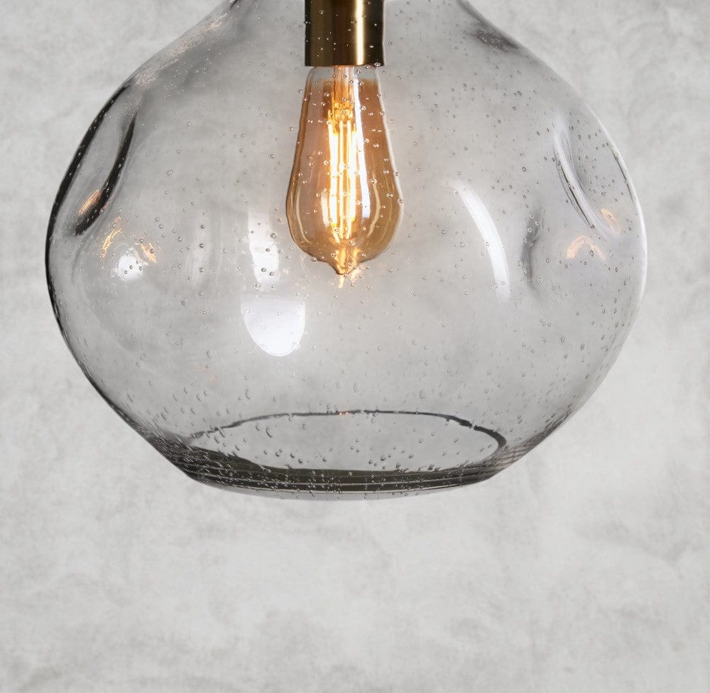 Organic 12" Glass Pendant