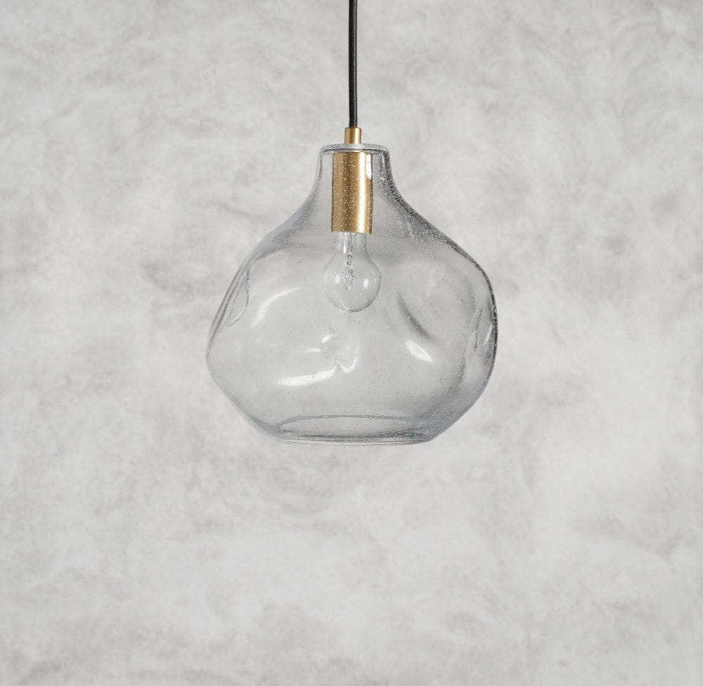 Organic 12" Glass Pendant