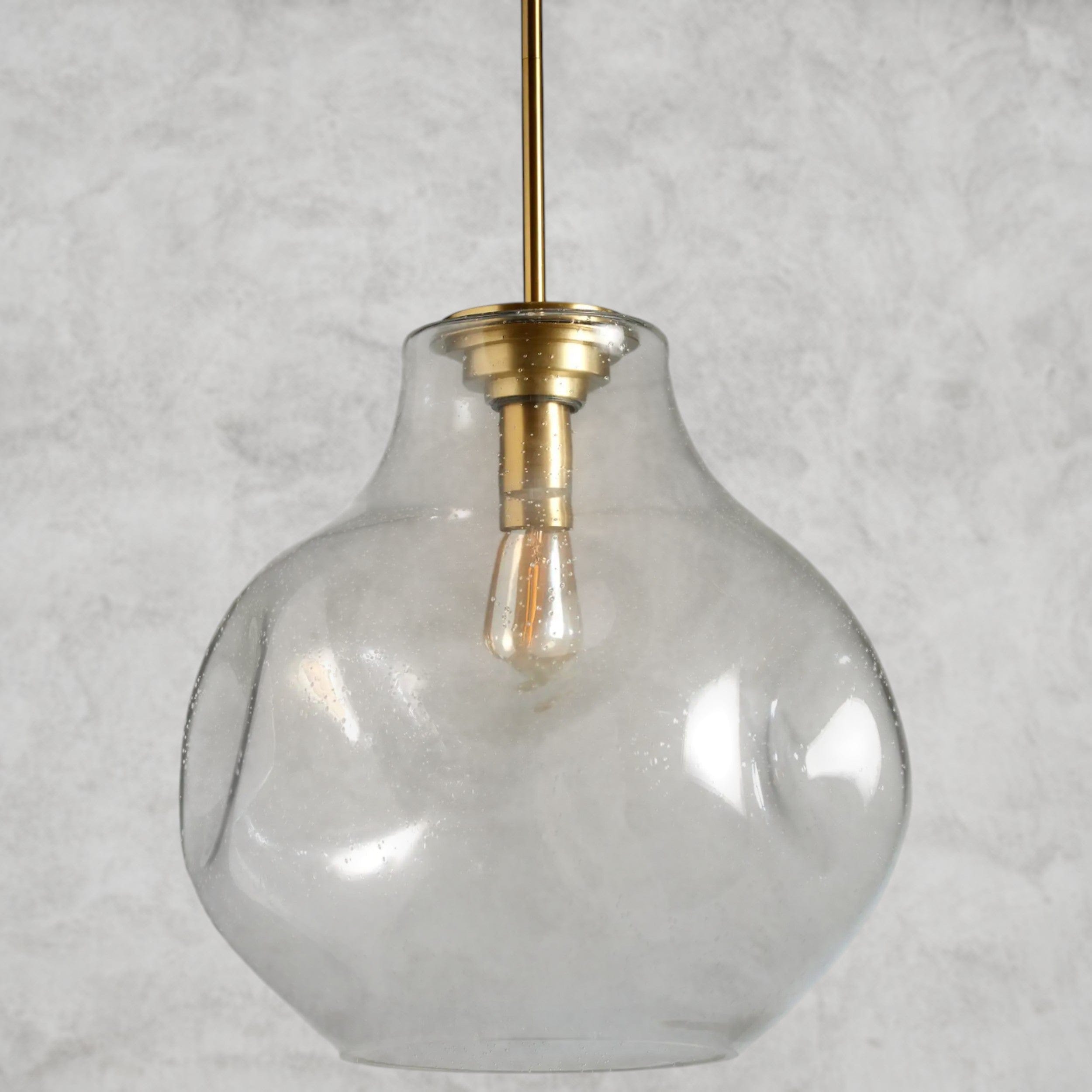 16" / Clear Organic Pendant 8", 12", 16"