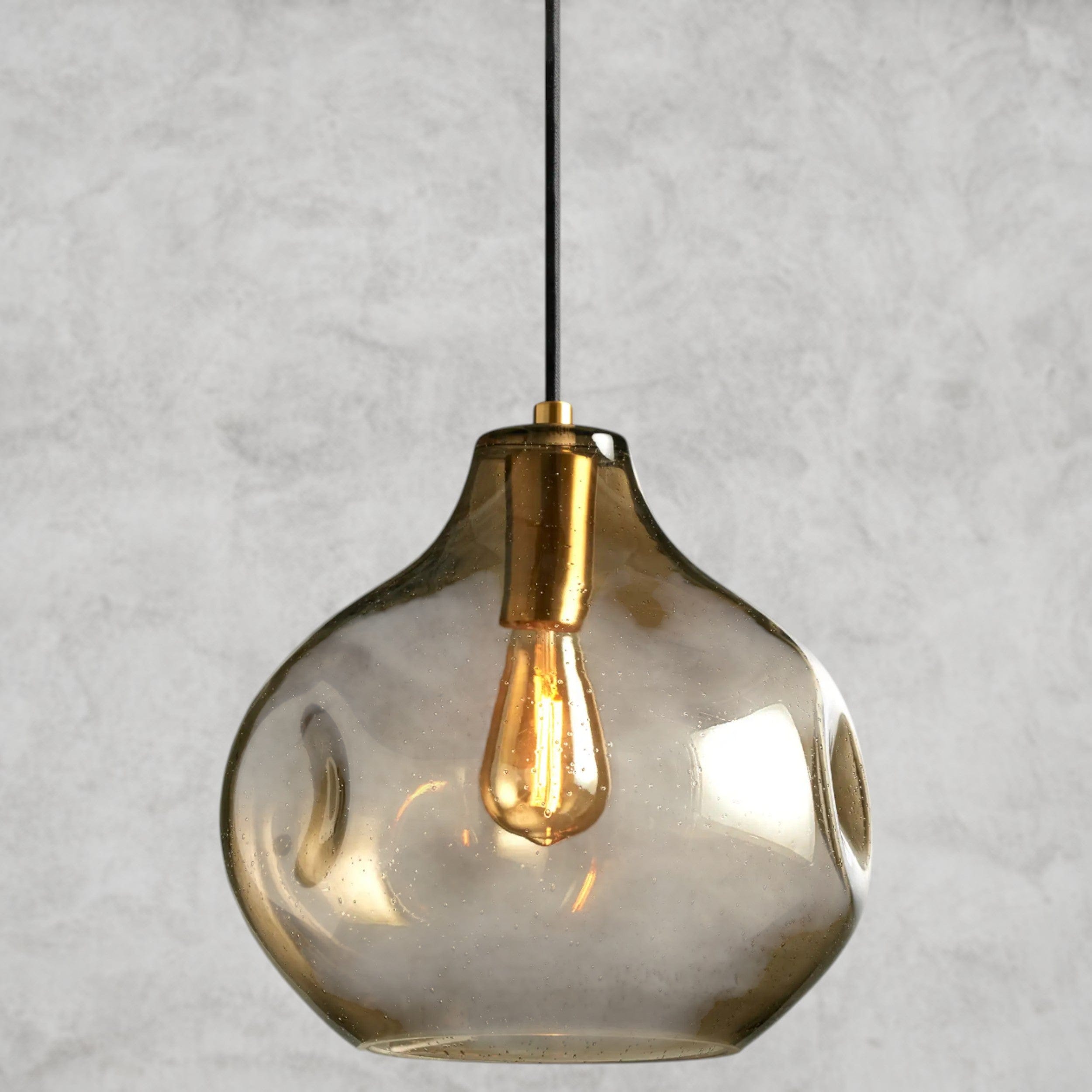 12" / Smoke Organic Pendant 8", 12", 16"