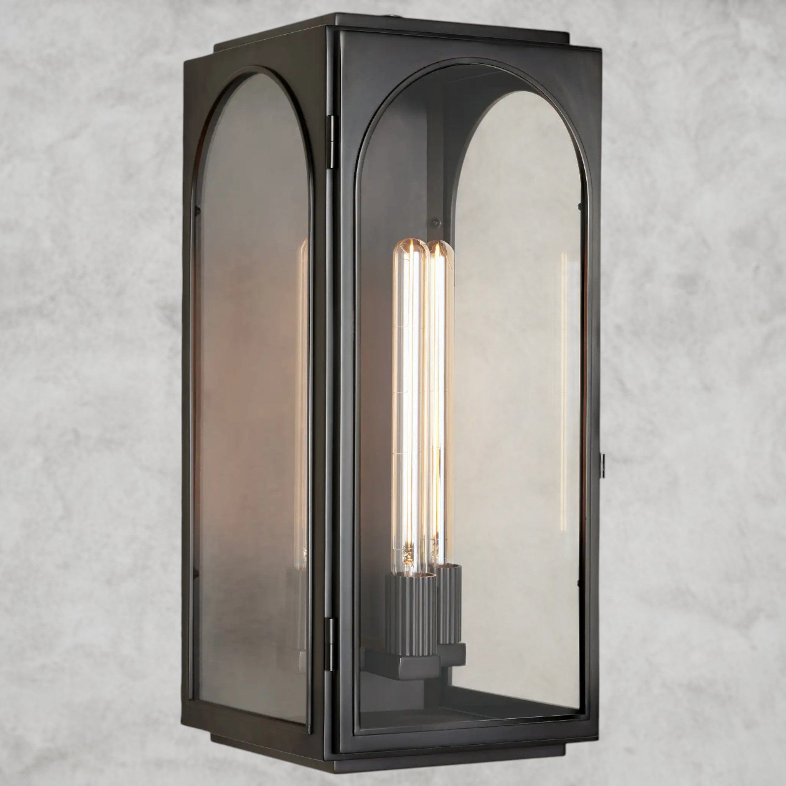 24" / Bronze Palladian Outdoor Sconce 13", 19", 24"
