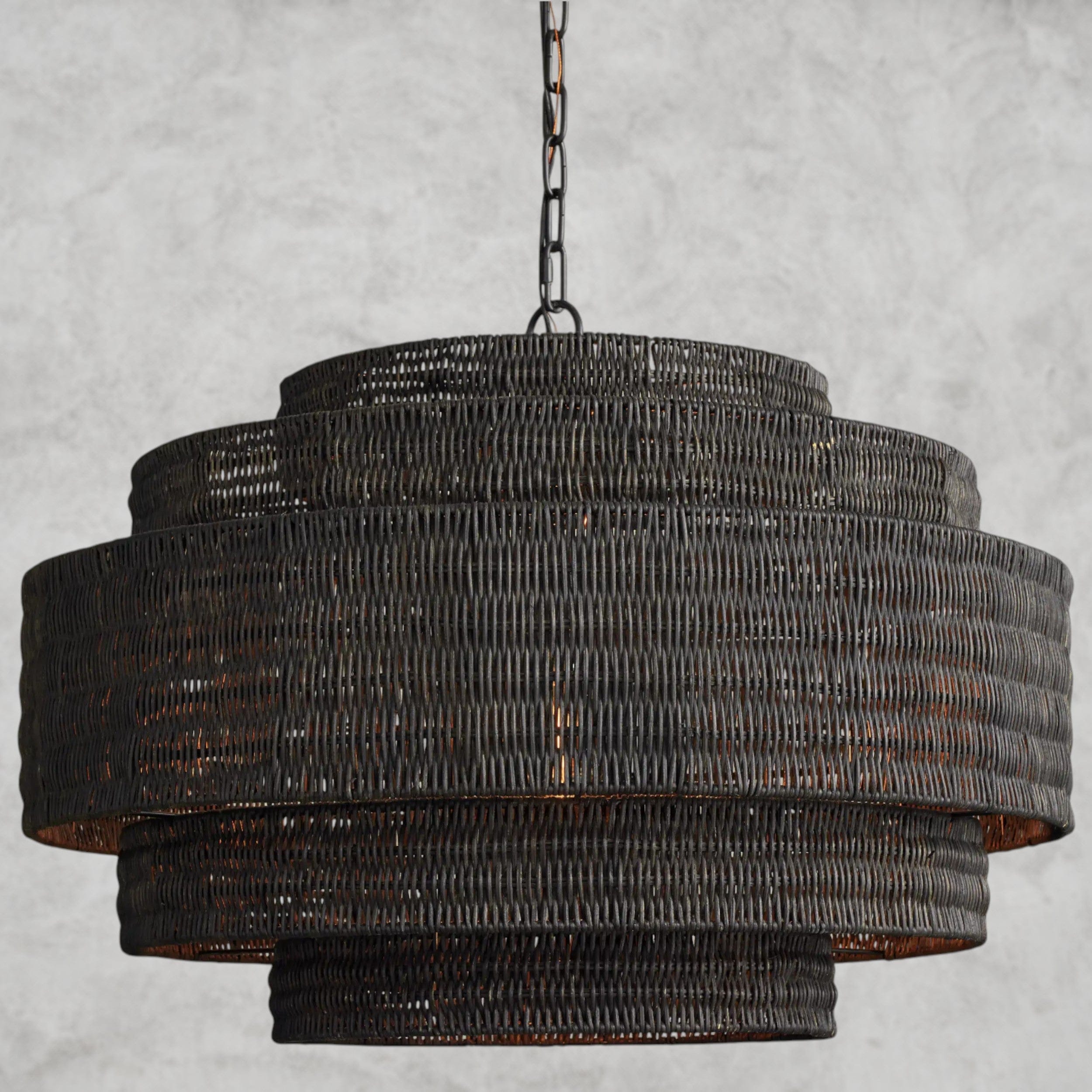 28" / Black Paloma Chandelier 28", 40"