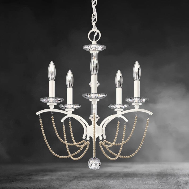 Priscilla Crystal Candlestick Chandelier 18"