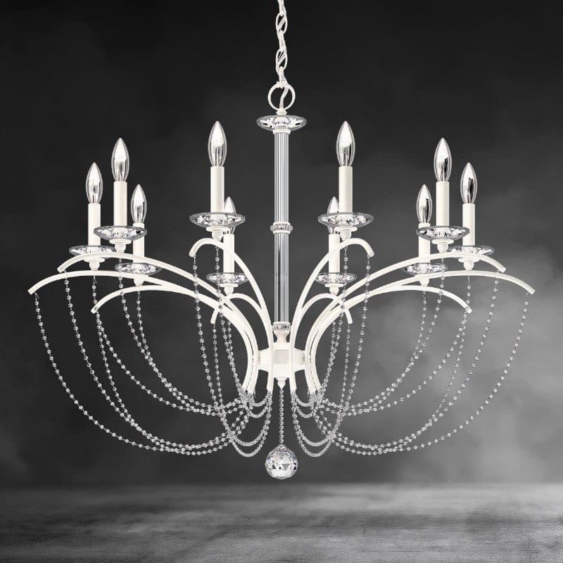 Priscilla Crystal Candlestick Chandelier 36"