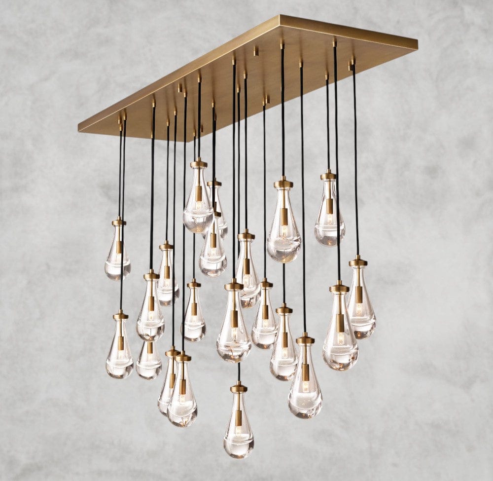 Rain Rectangular Chandelier 54