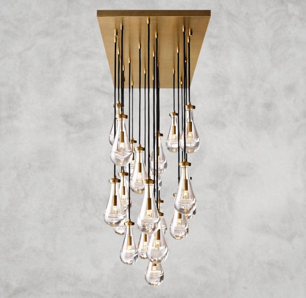 Rain Rectangular Chandelier 54