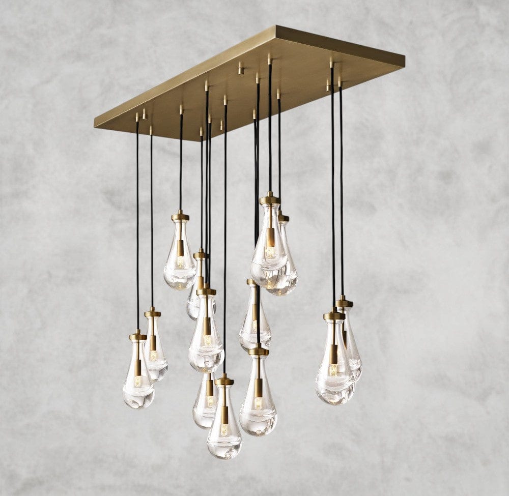 Rain Rectangular Chandelier 54