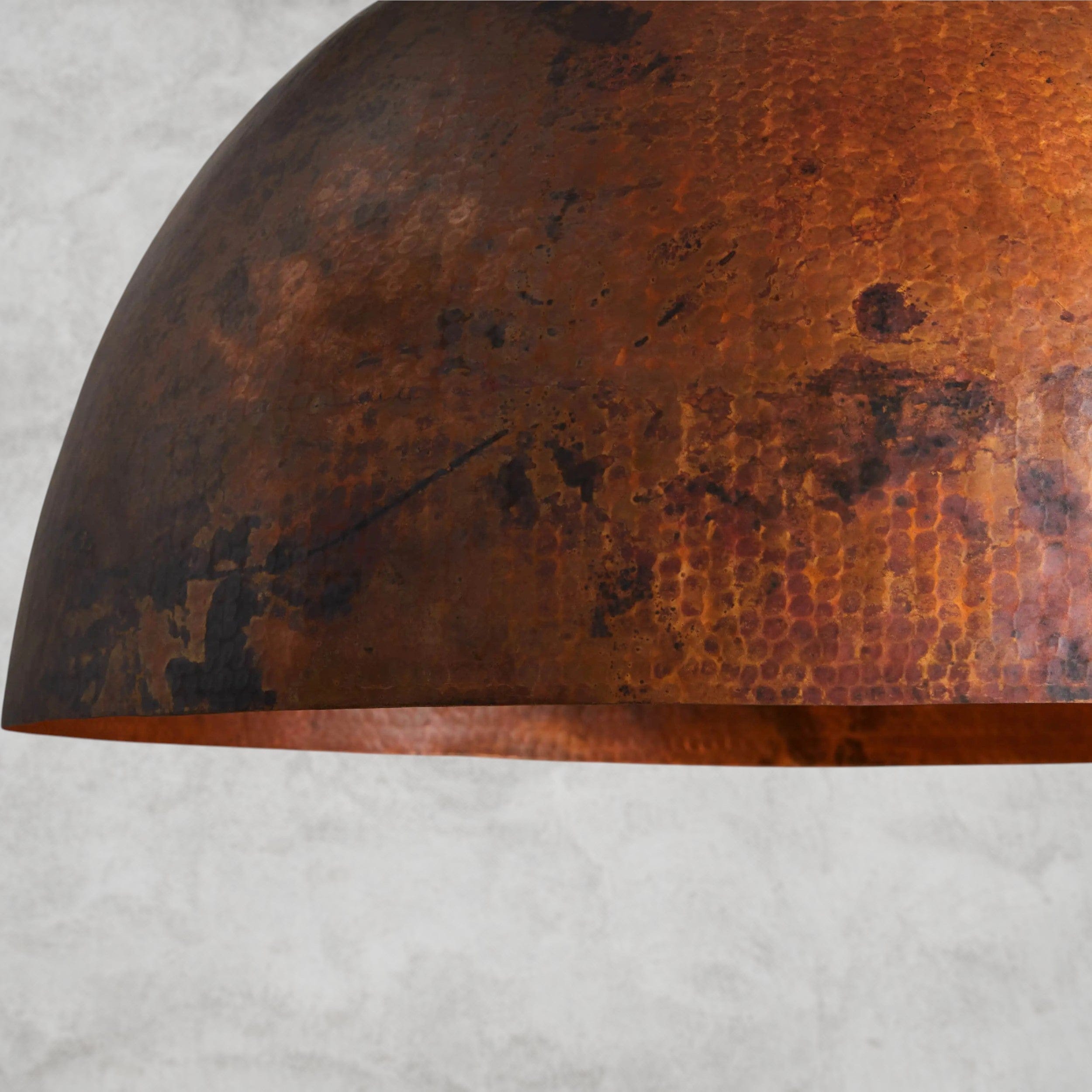 Recycled Metal Dome Pendant 14", 24"