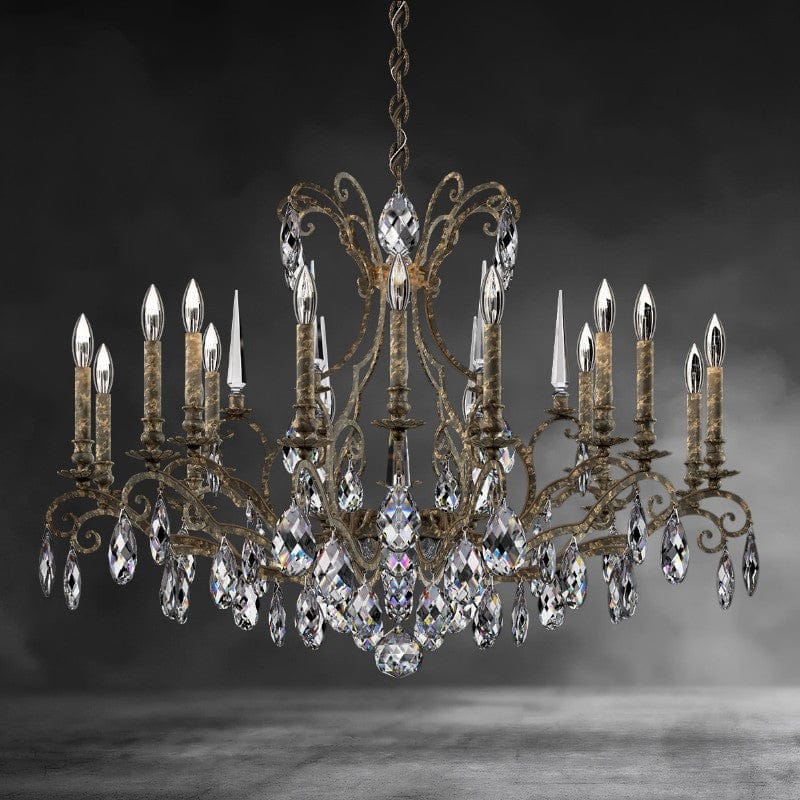 Heirloom Bronze Renaissance Nouveau Chandelier 40