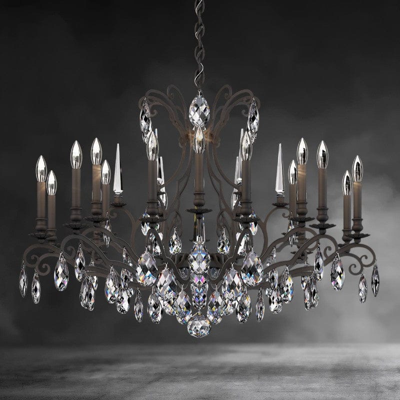 Black Renaissance Nouveau Chandelier 40