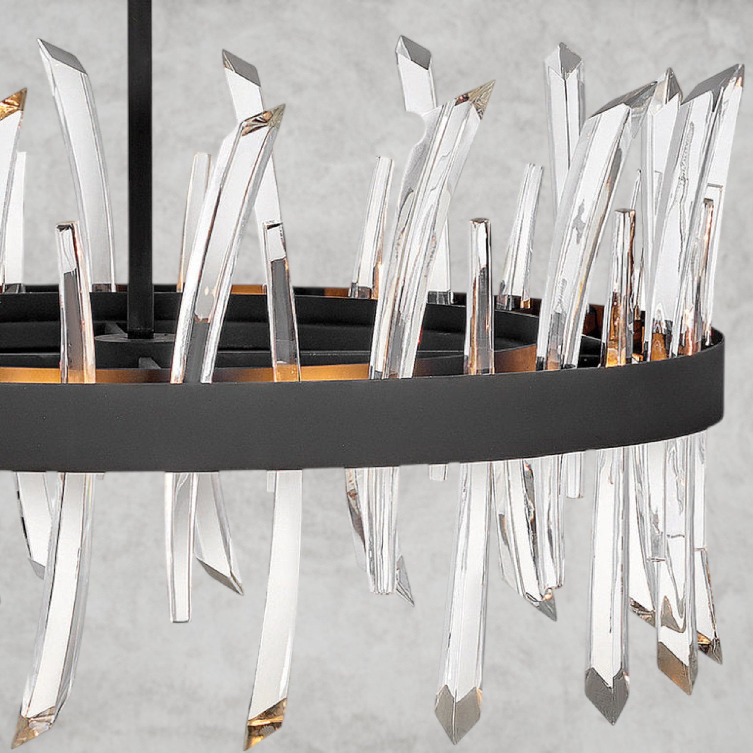 Revel 8 - Light Unique Wagon Wheel Chandelier with Crystal Accents