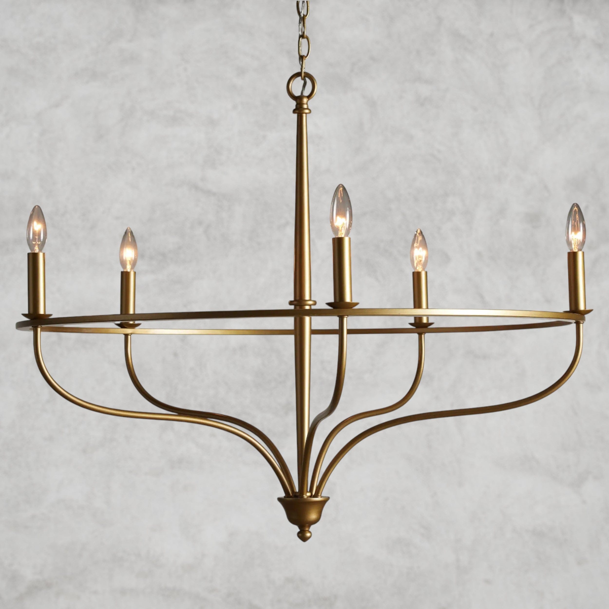 Brass Rosalind Chandelier