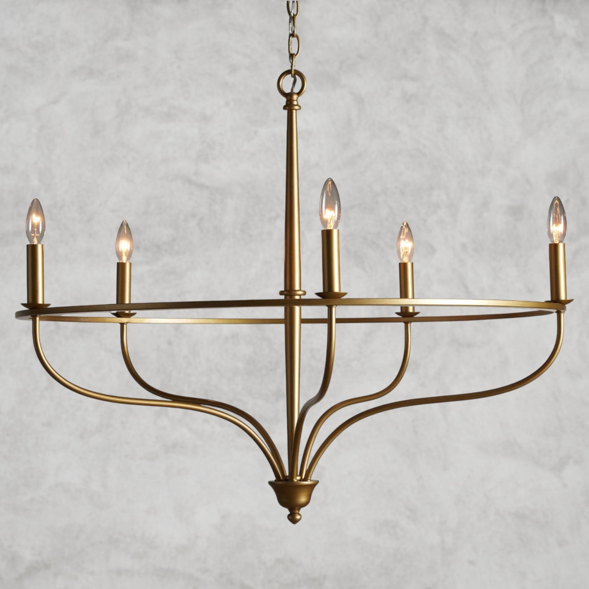 Brass Rosalind Chandelier