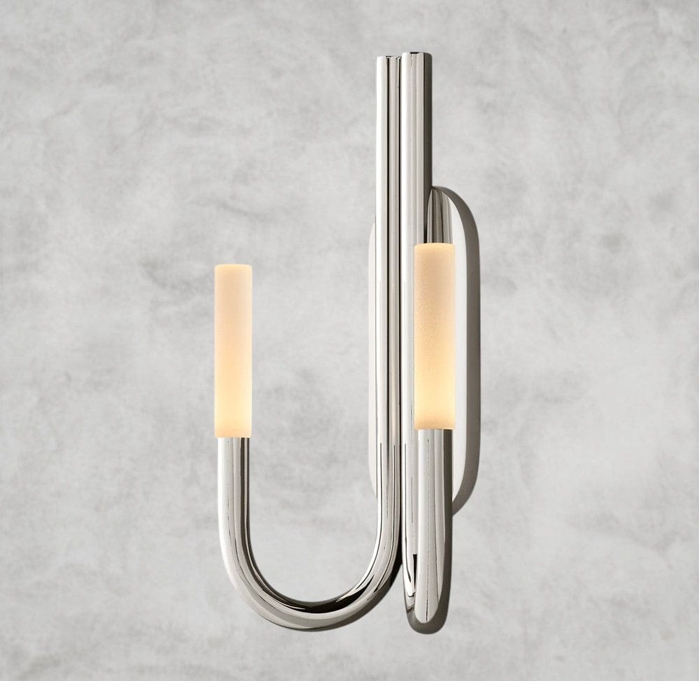 Nickle ROUSSEAU DOUBLE SCONCE