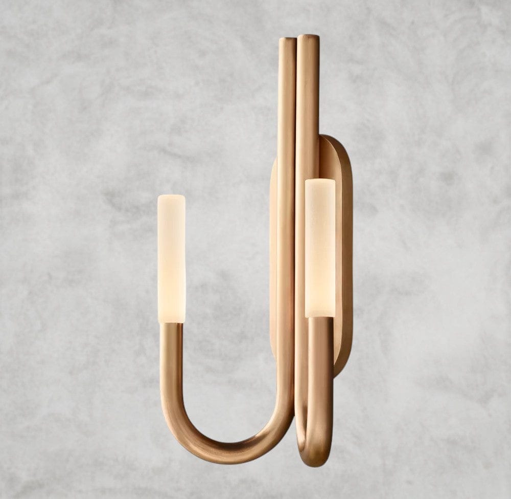 Brass ROUSSEAU DOUBLE SCONCE