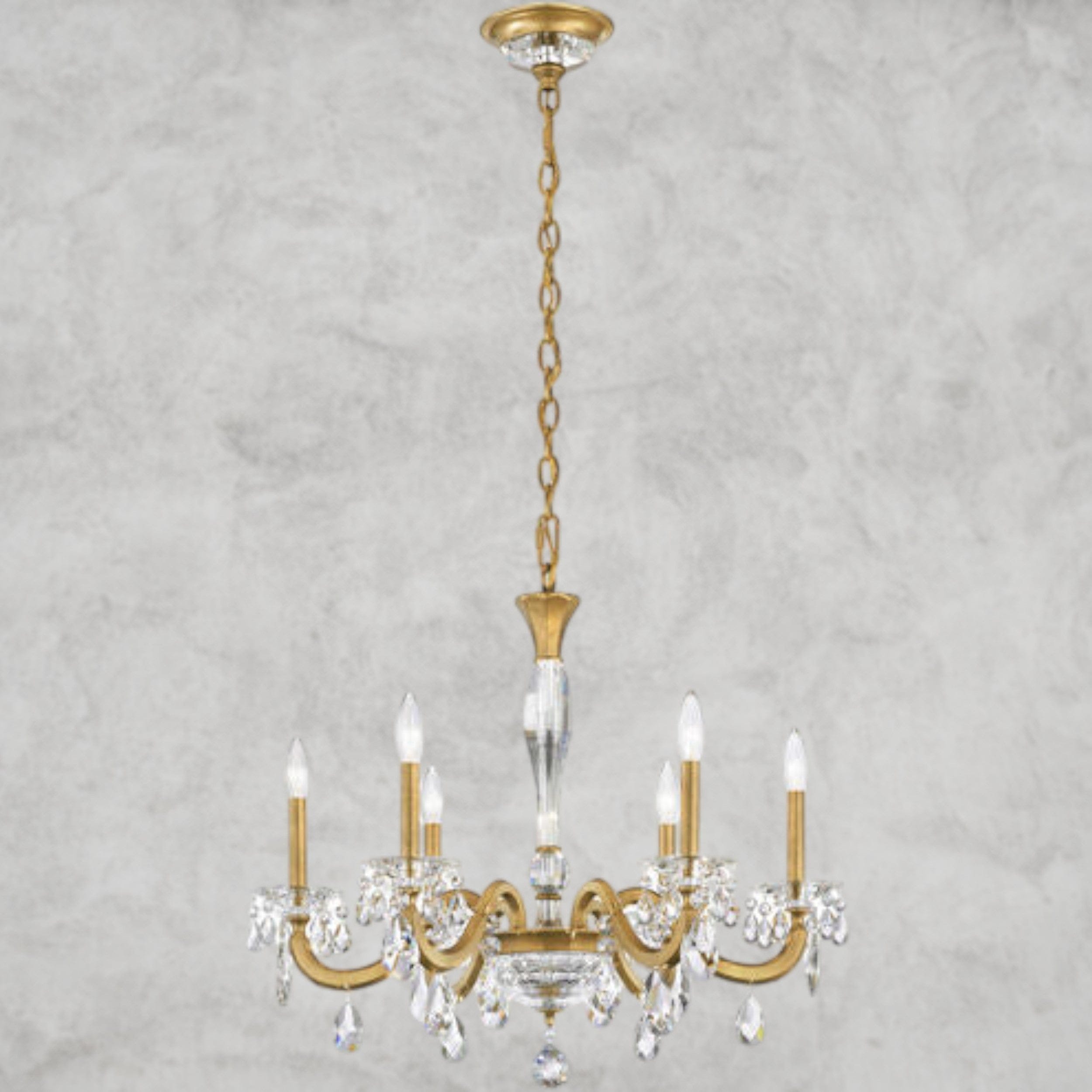 Heirloom Gold San Marco 6-light chandelier 24