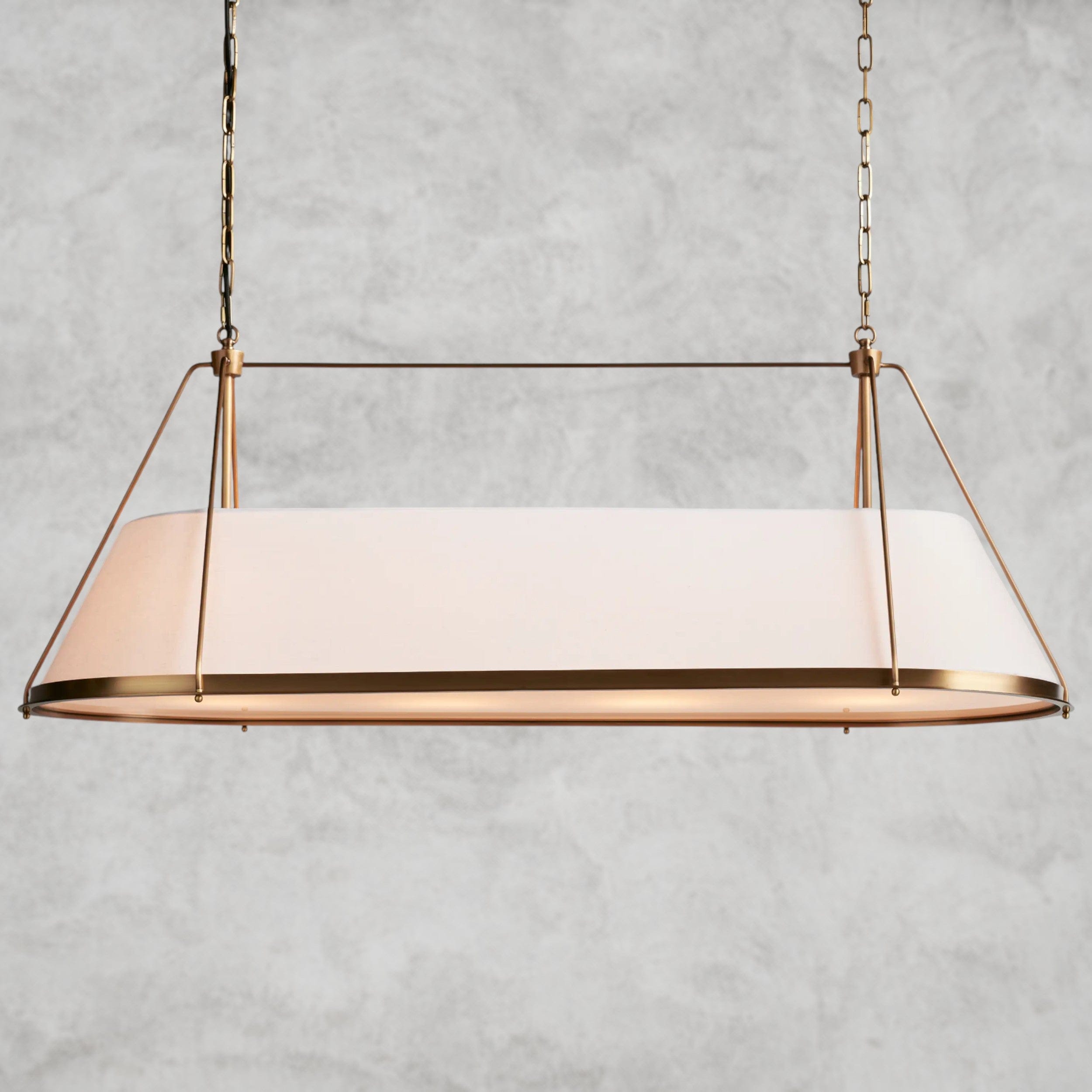 Brass Shelton Linear Chandelier