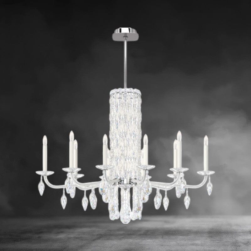 White / Crystal Heritage Crystal Siena 10 lights Crystal Chandelier 40