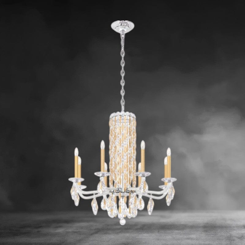 Heirloom Gold / Crystal Heritage Crystal Siena 8-light crystal chandelier30