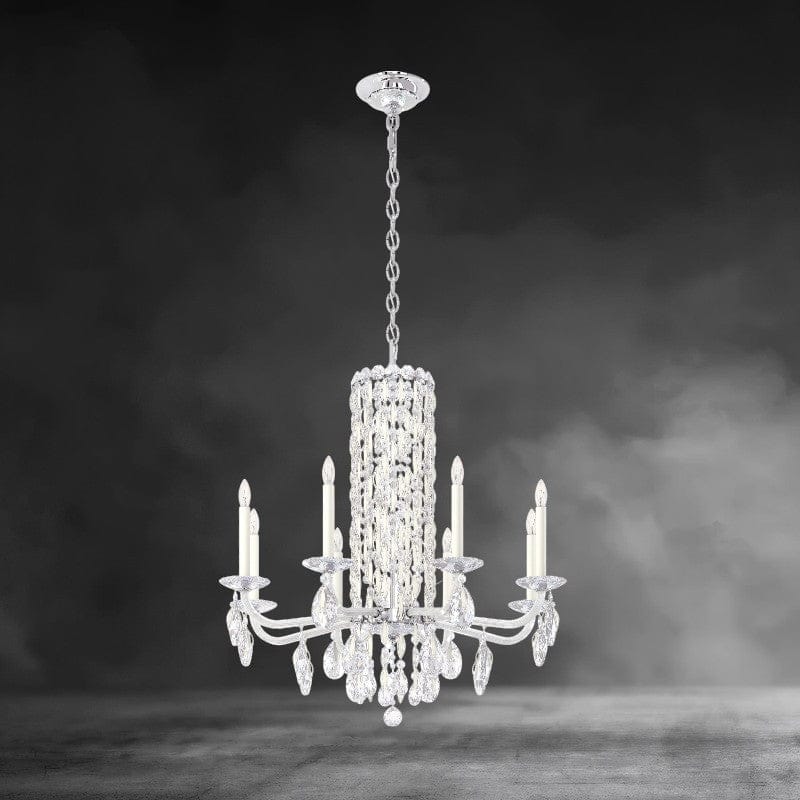 White / Crystal Heritage Crystal Siena 8-light crystal chandelier30