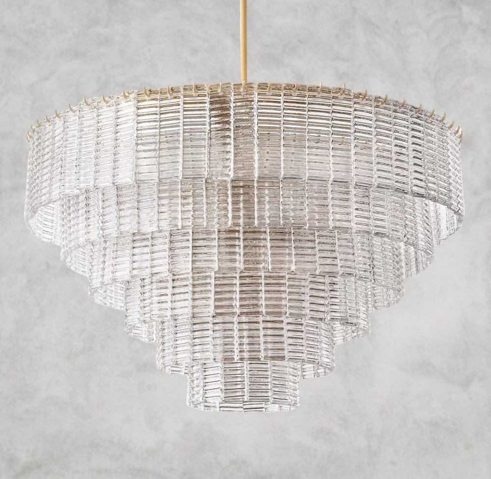 Sirene Clear Glass Round Chandelier 41