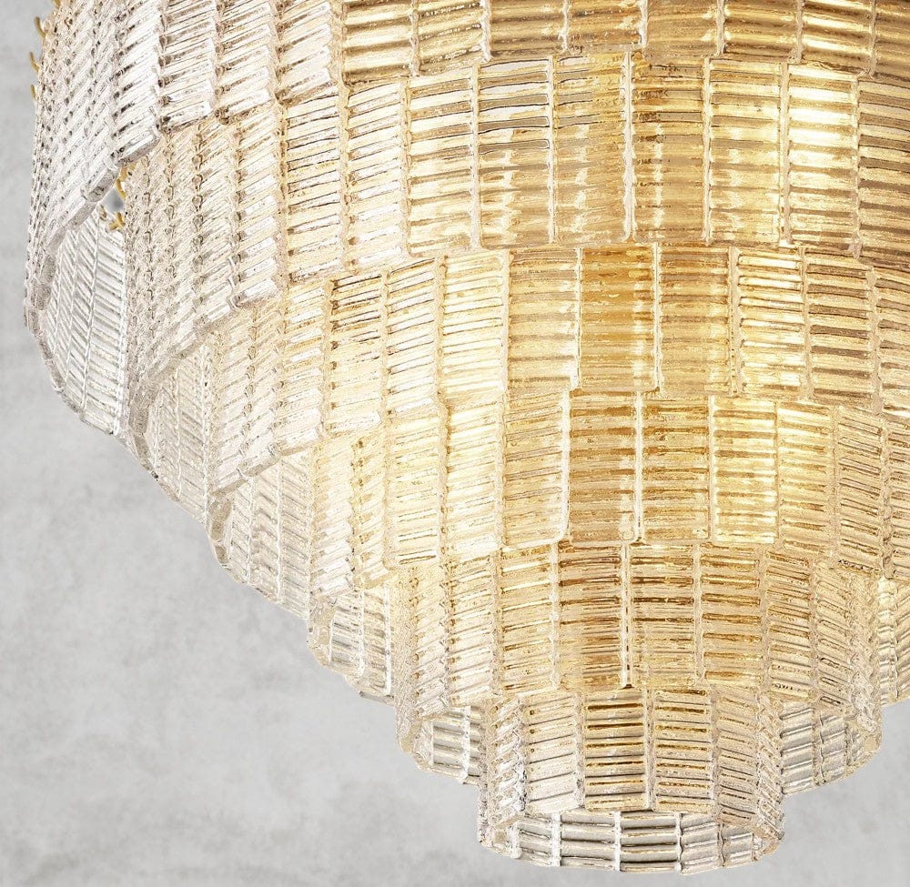 Sirene Clear Glass Round Chandelier 41