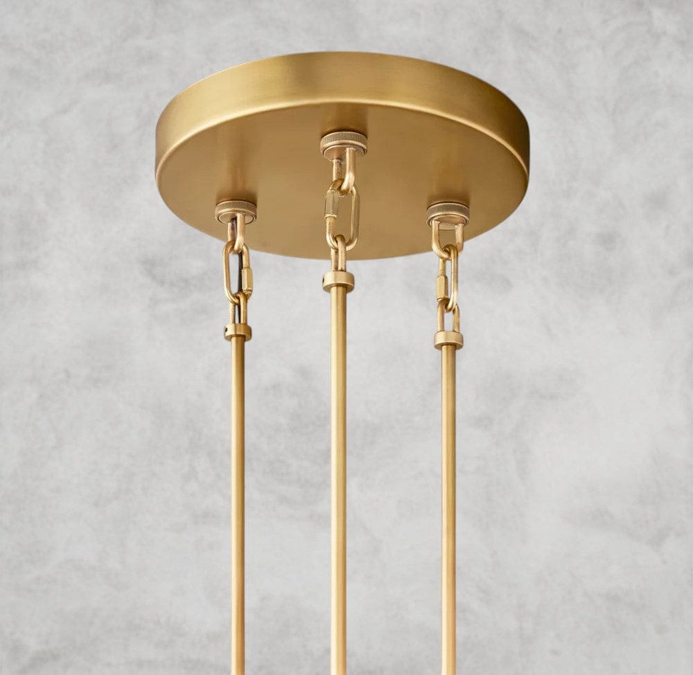 Sirene Smoke Glass Round Chandelier 41