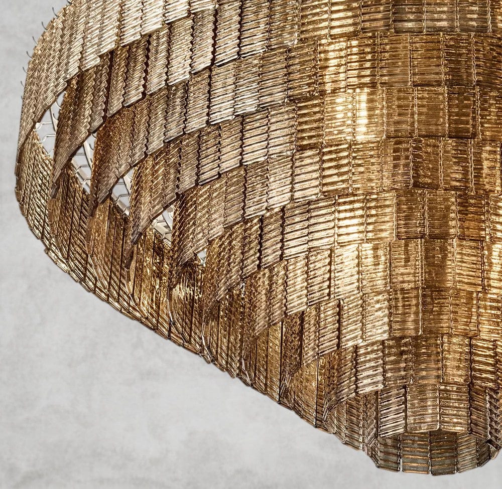 Sirene Smoke Glass Round Chandelier 41