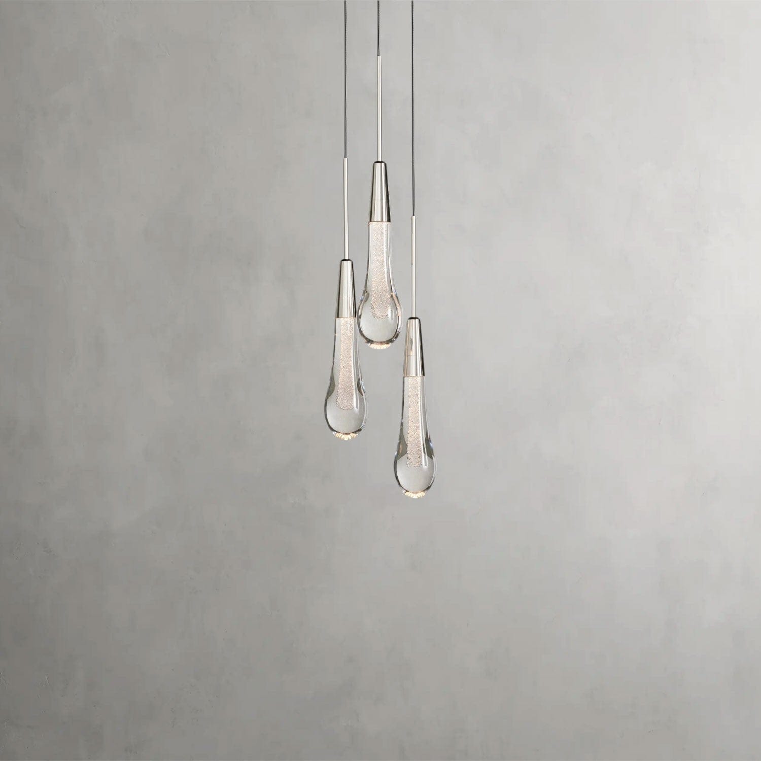 Nickle Soltaire Cluster Pendant