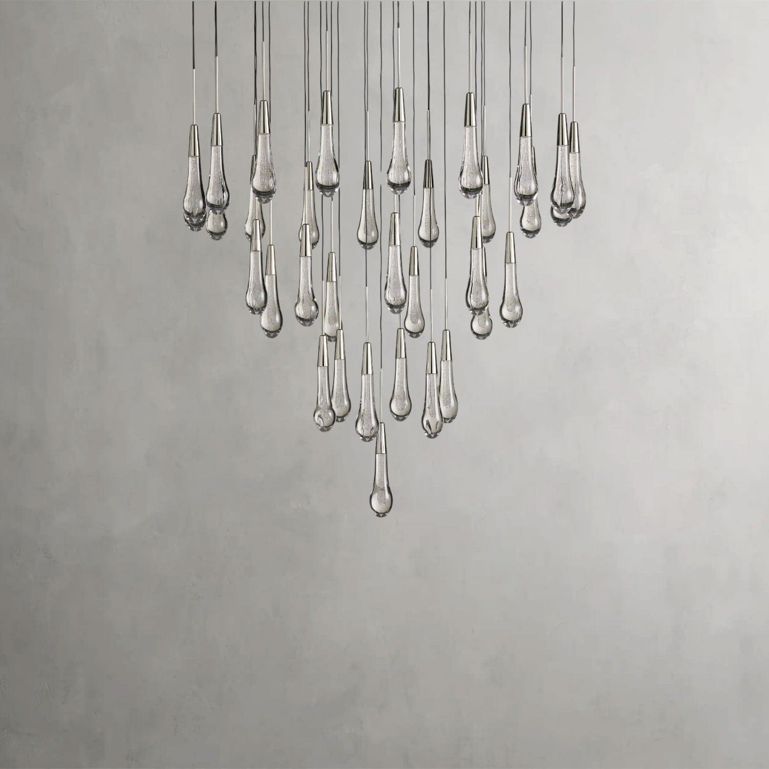 Soltaire Round Chandelier 17", 24", 36", 58"