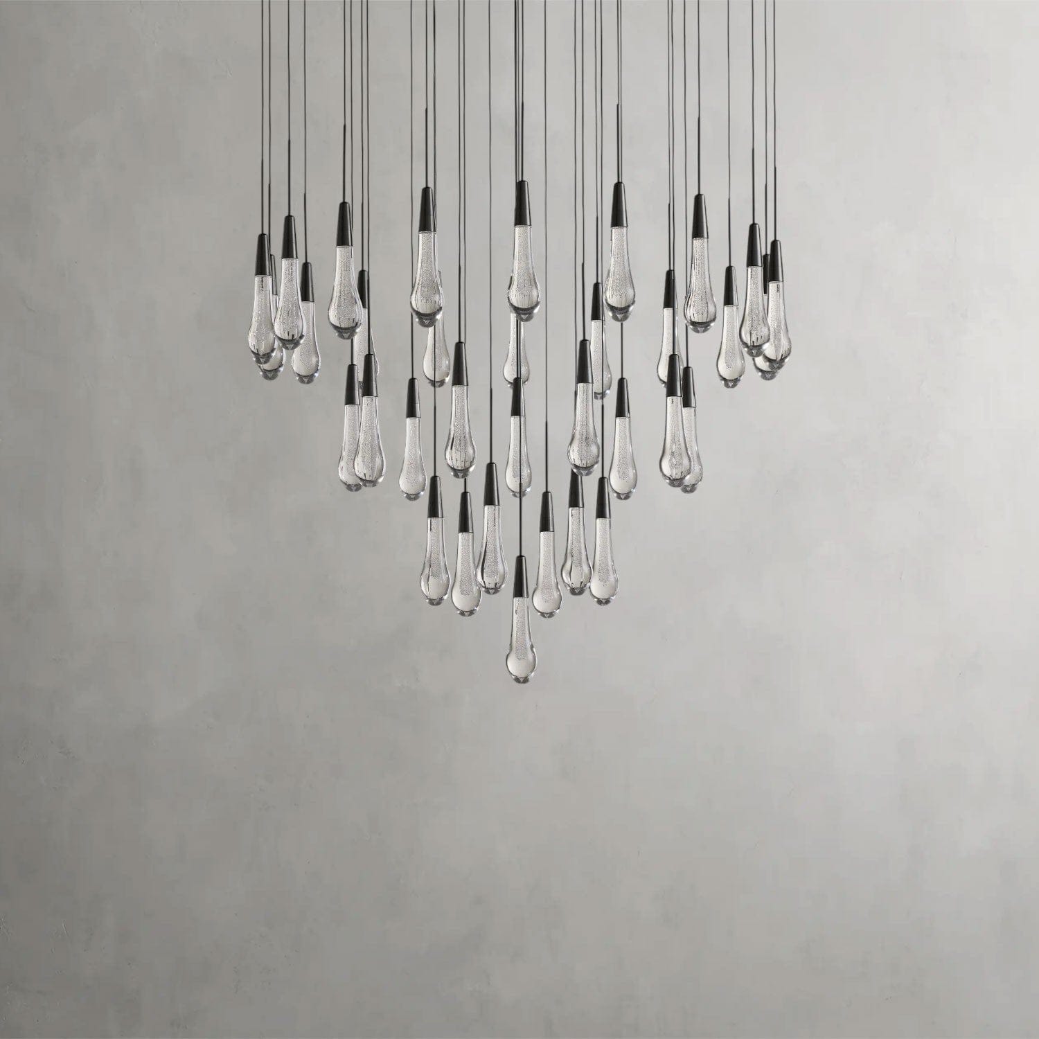 Soltaire Round Chandelier 17", 24", 36", 58"