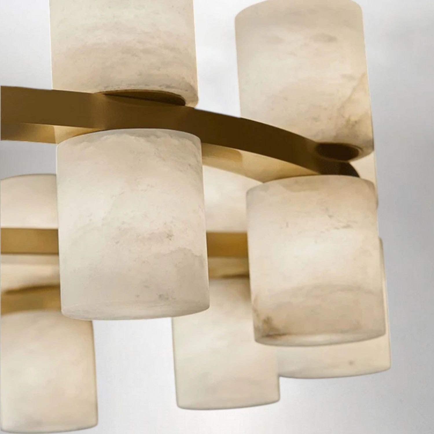 Tabitha Alabaster Living Room Round Chandelier