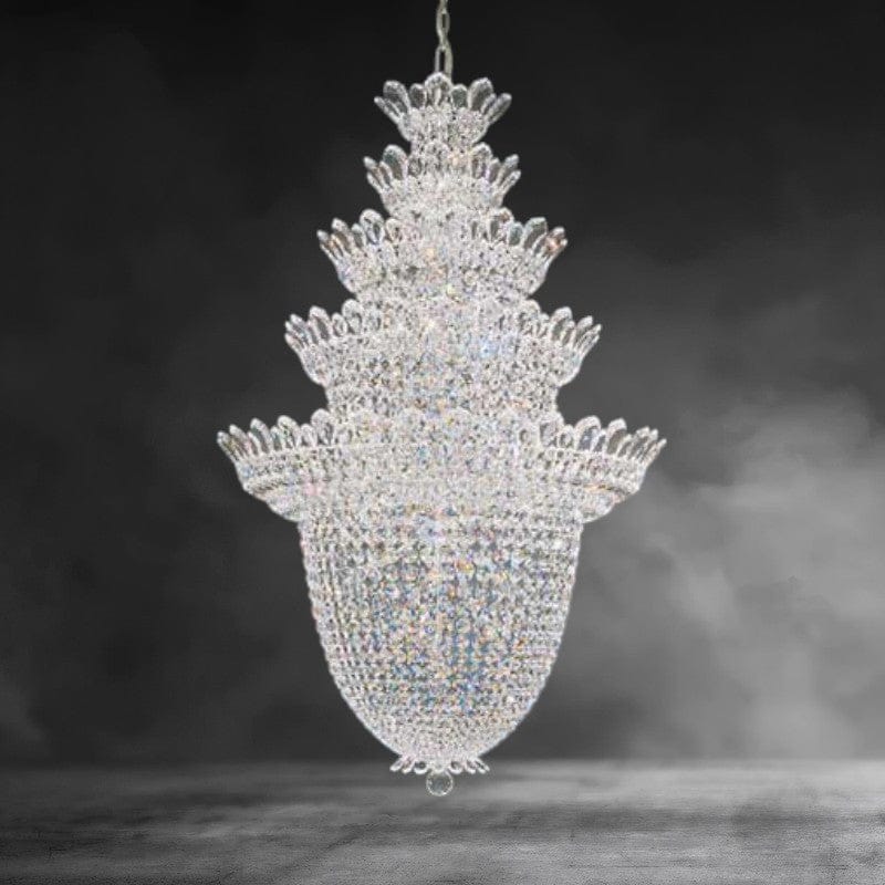 Clear Heritage Crystal Trillane Five-layer Crystal Chandelier 33