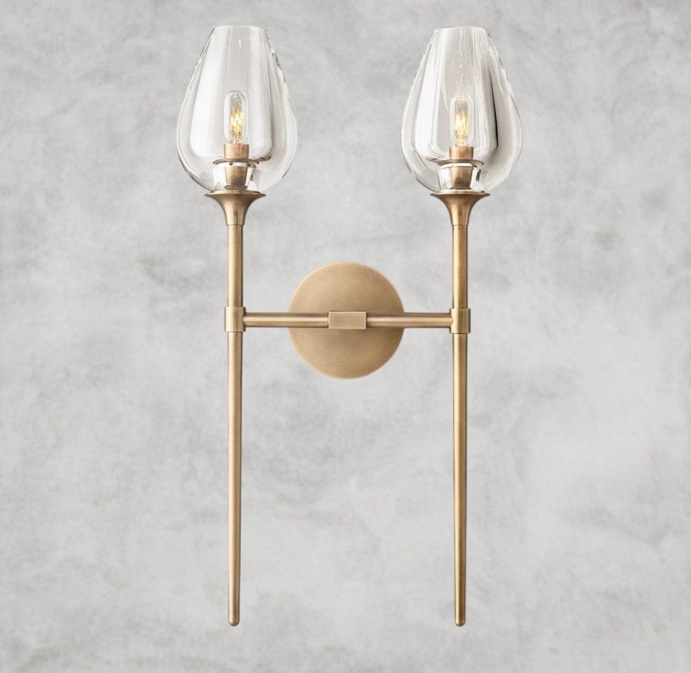 TULIP DOUBLE SCONCE