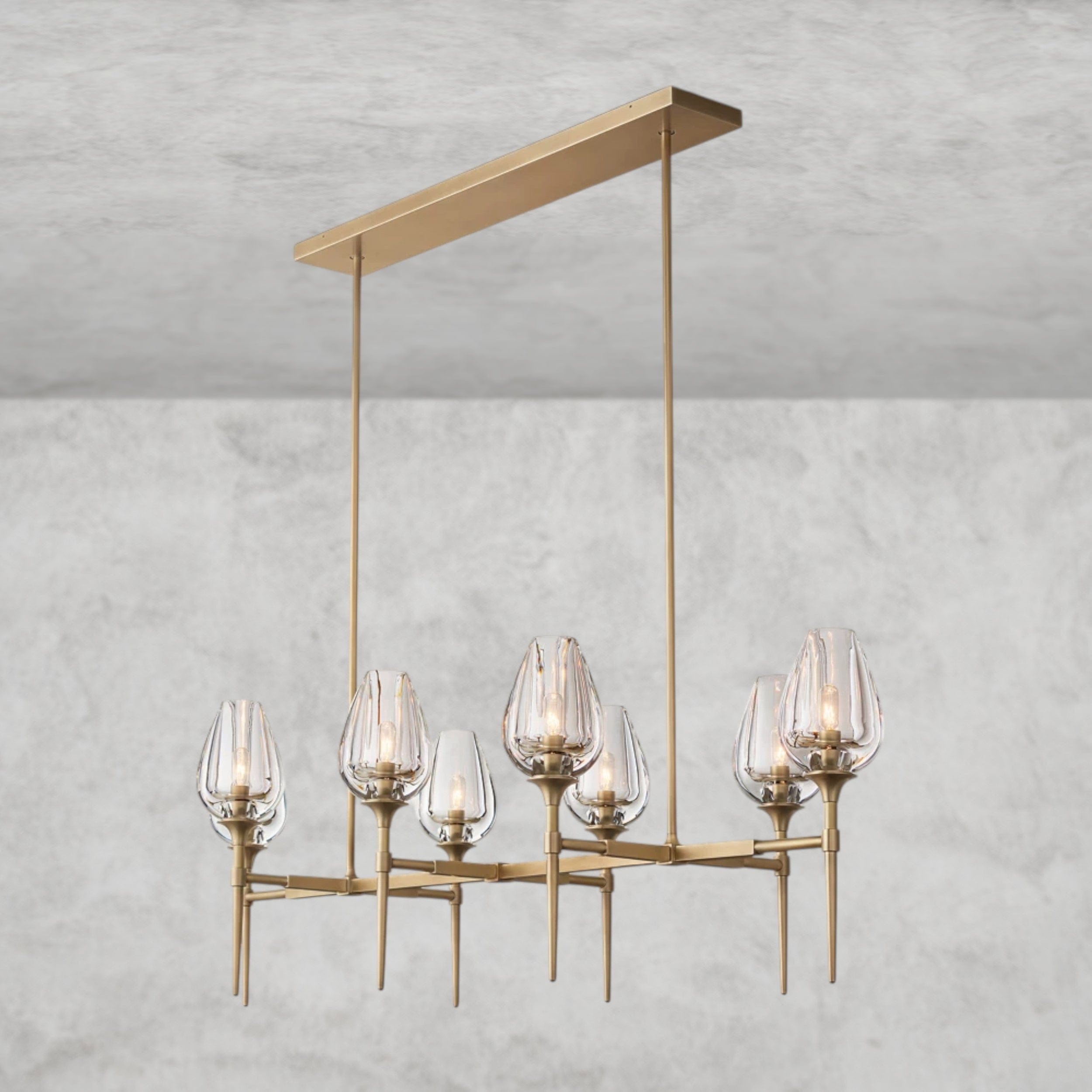 Tulip Linear Chandelier 52