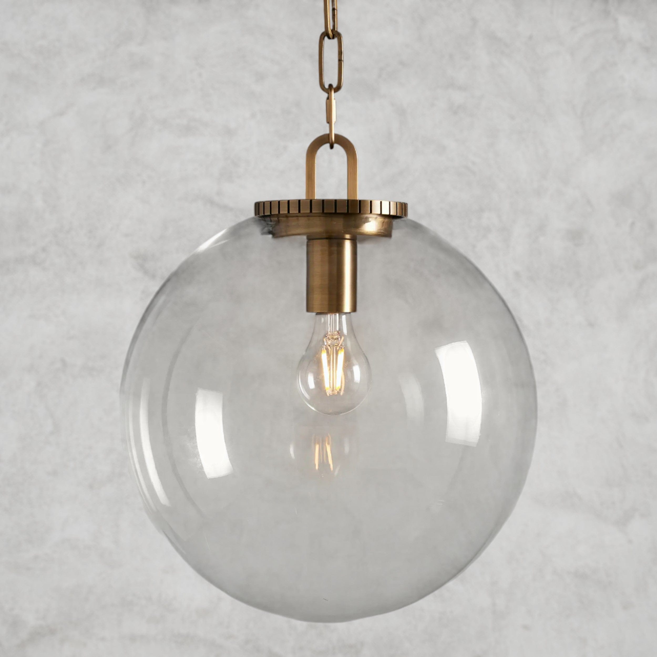 Wescott Globe Pendant with Chain