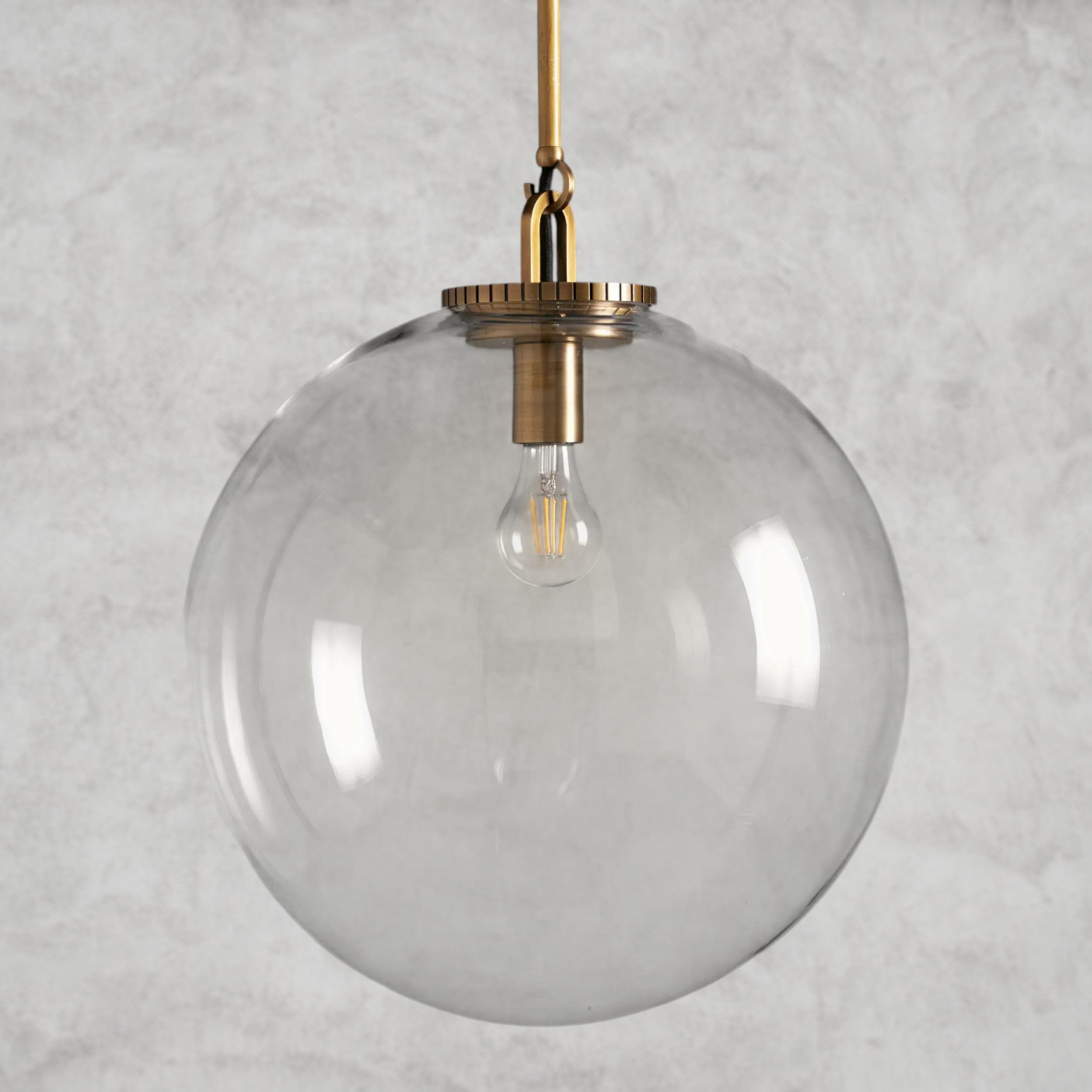 Wescott Globe Pendant with Rod